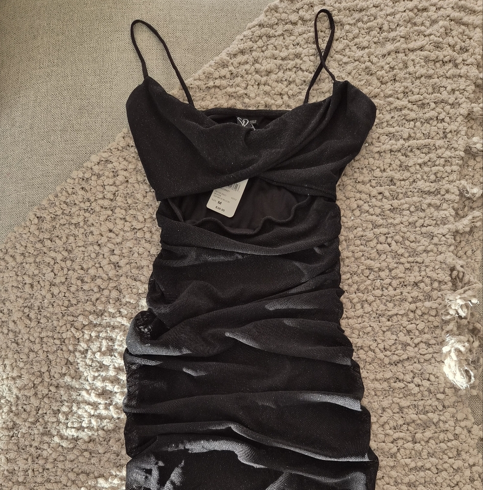 BNWT Windsor Black Mini Dress